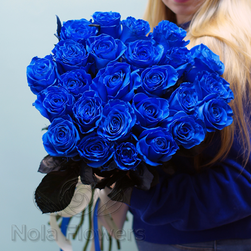 25 синих роз (Эквадор)