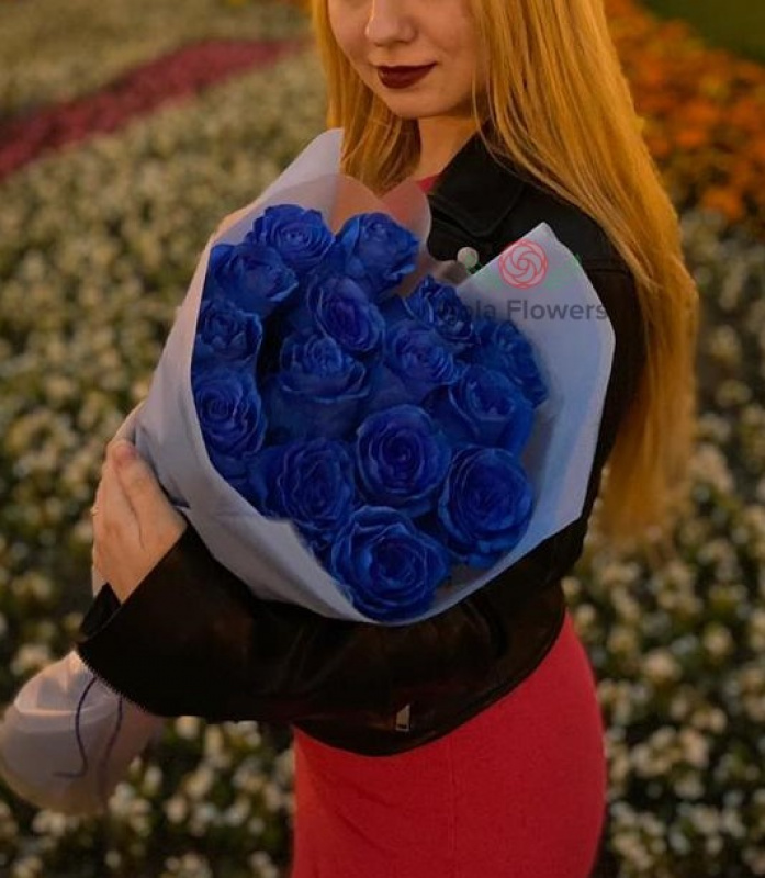 15 синих роз (Эквадор)