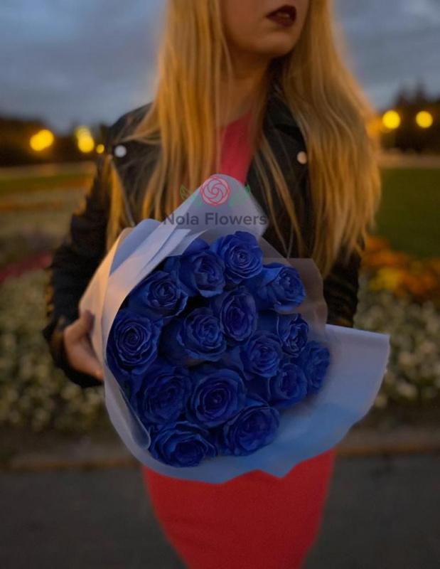 Синяя роза поштучно