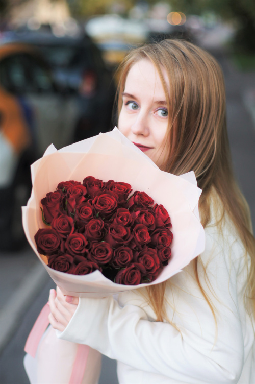 35 красных роз (Кения)