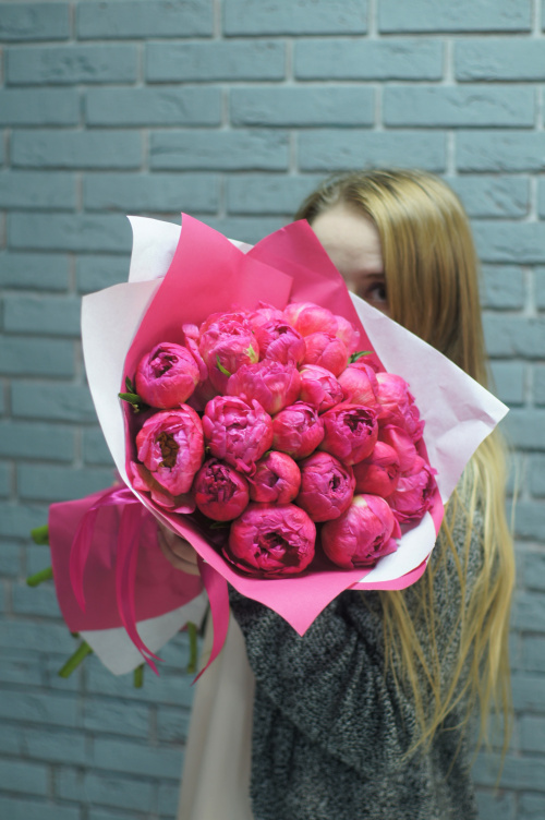 21 коралловый пион