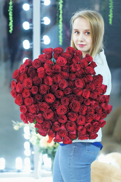 101 красная роза Родос