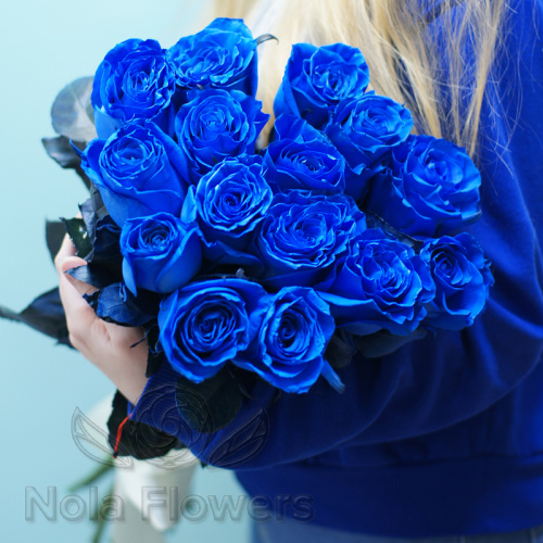 15 синих роз (Эквадор)