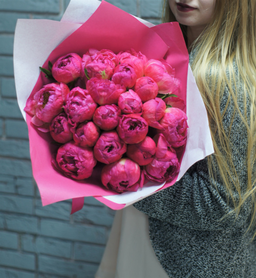 21 коралловый пион