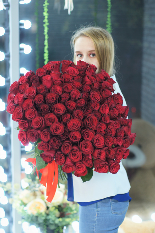 101 красная роза Родос