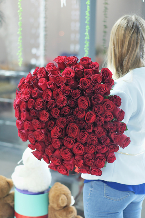 101 красная роза Родос