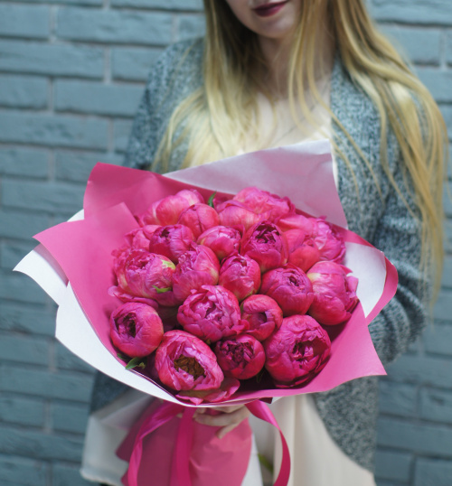 21 коралловый пион