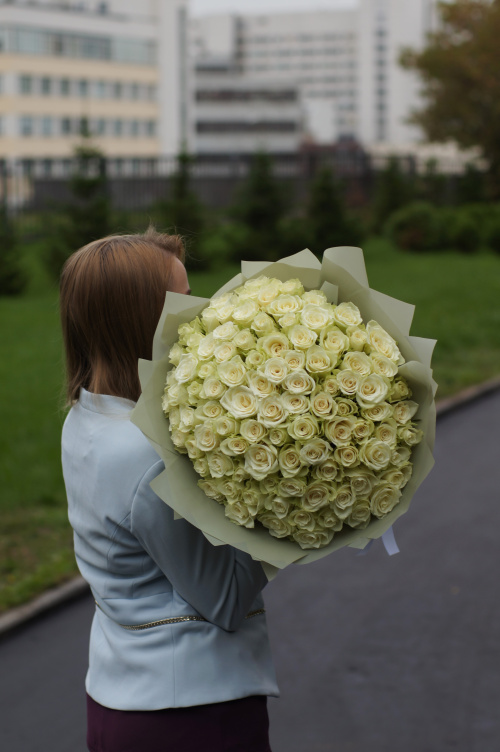 101 белая роза (Кения)