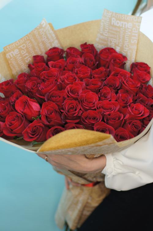 51 красная роза (Эквадор)