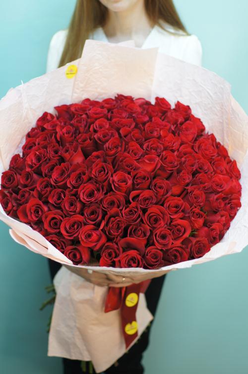 101 красная роза (Эквадор)