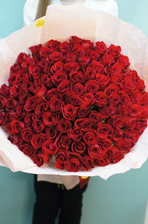 101 красная роза (Эквадор)