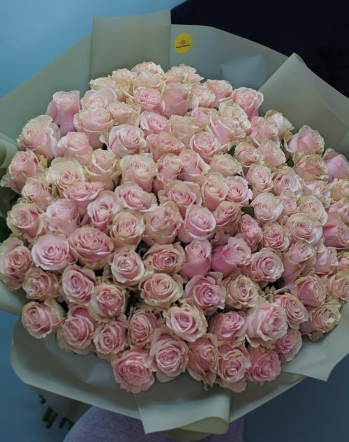 101 розовая роза (Эквадор)