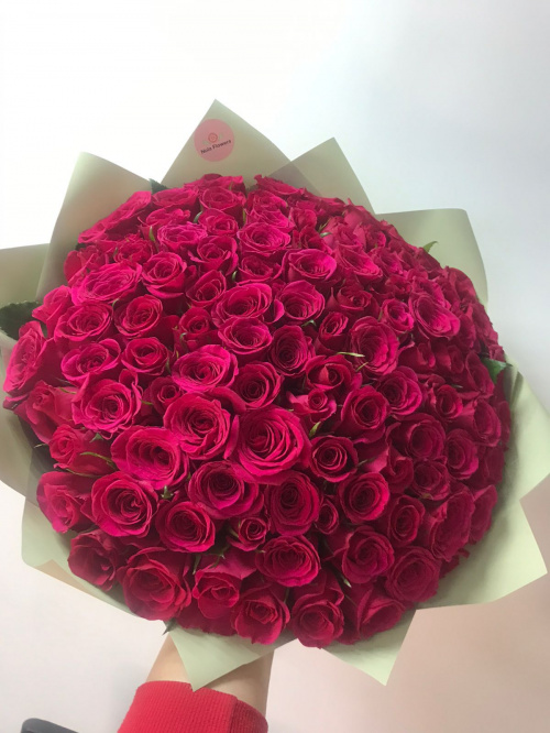 101 малиновая роза (Кения)