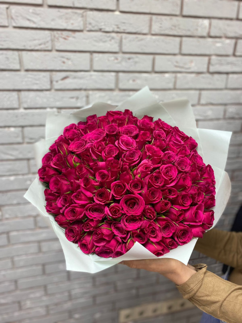 101 малиновая роза (Кения)
