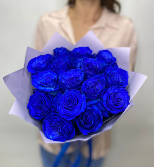 15 синих роз (Эквадор)