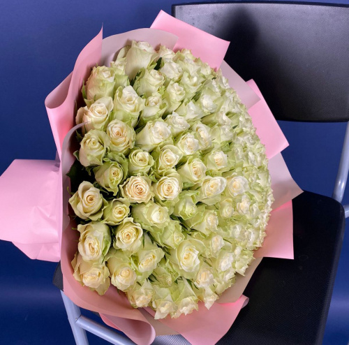 101 белая роза (Кения)