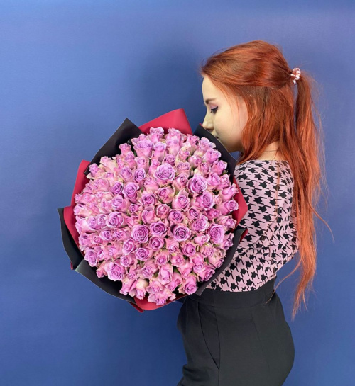 101 лиловая роза (Кения)