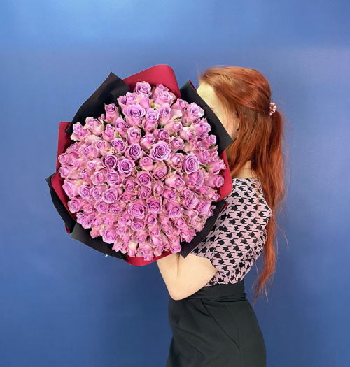 101 лиловая роза (Кения)