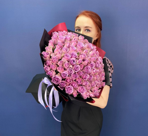 101 лиловая роза (Кения)