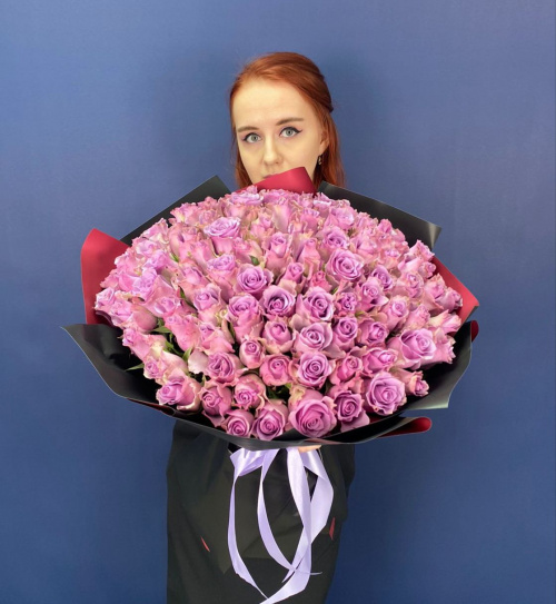 101 лиловая роза (Кения)