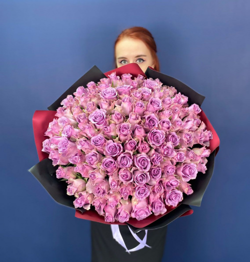 101 лиловая роза (Кения)