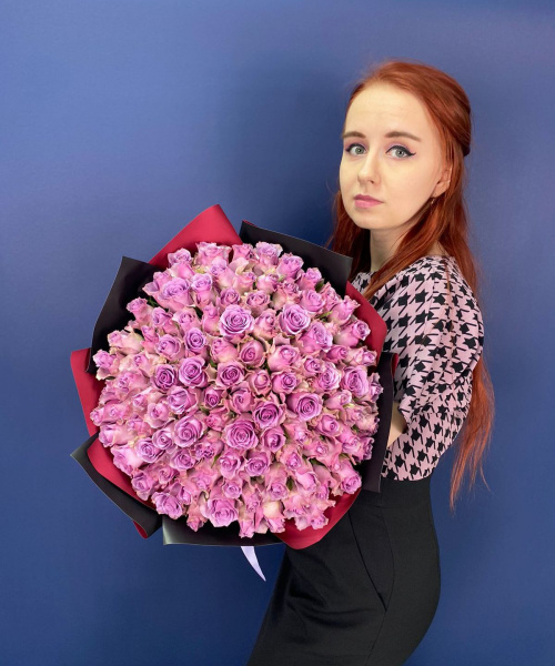 101 лиловая роза (Кения)