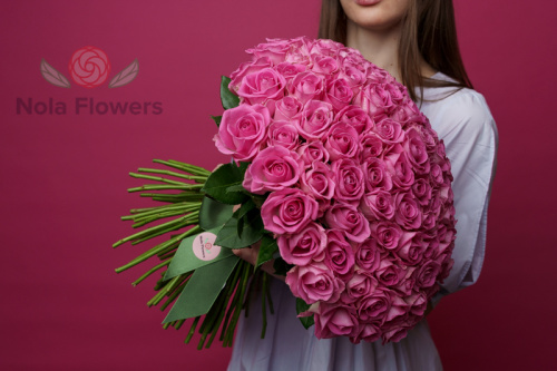 101 розовая роза (Кения)