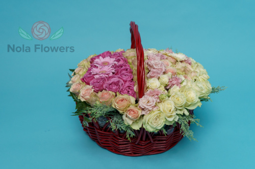 Корзина в виде сердца