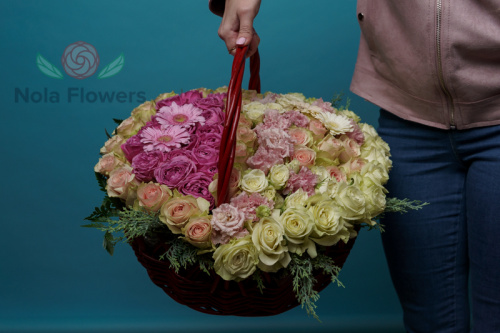 Корзина в виде сердца