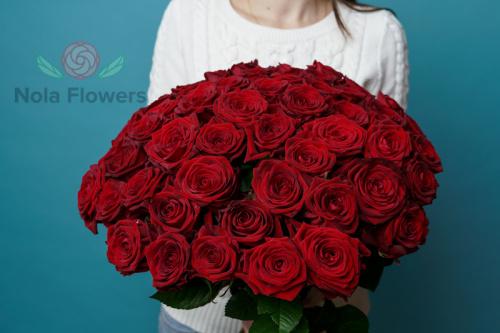 51 красная роза